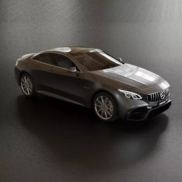Mercedes Benz S Class 2019 S63 AMG Coupe Free 3D model
