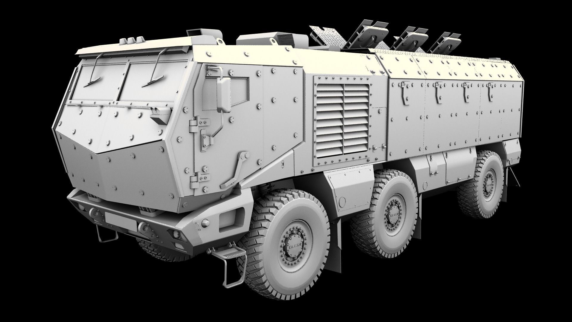 Kamaz Typhoon Truck 3D model_7