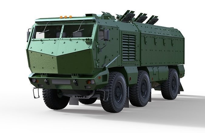 Kamaz Typhoon Truck 3D model