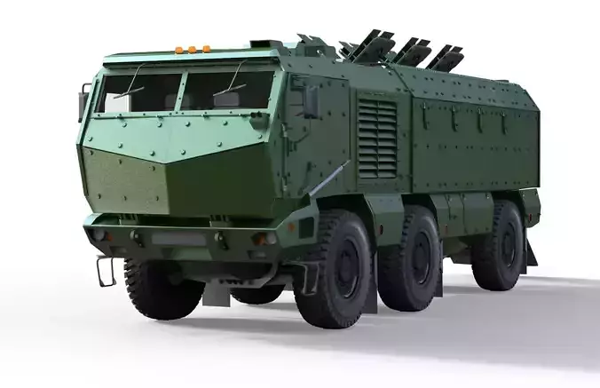 Kamaz Typhoon Truck 3D model