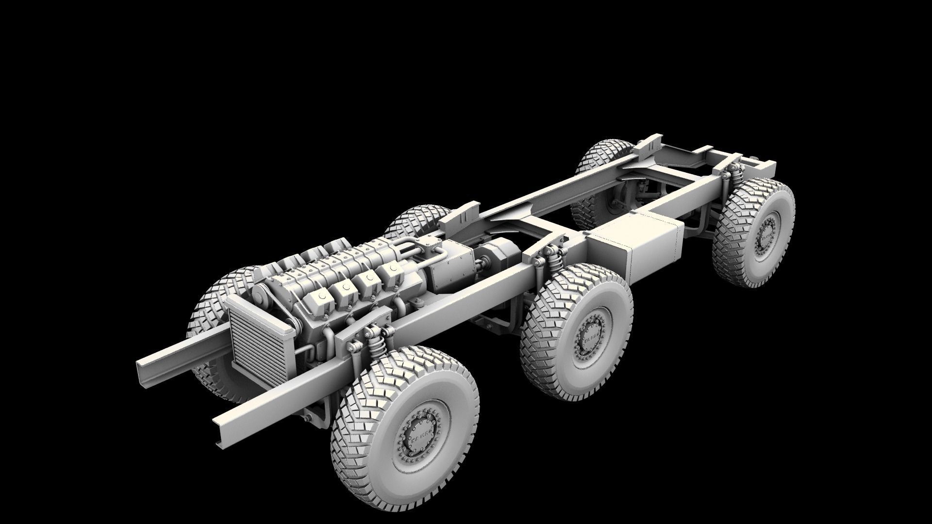 Kamaz Typhoon Truck 3D model_14