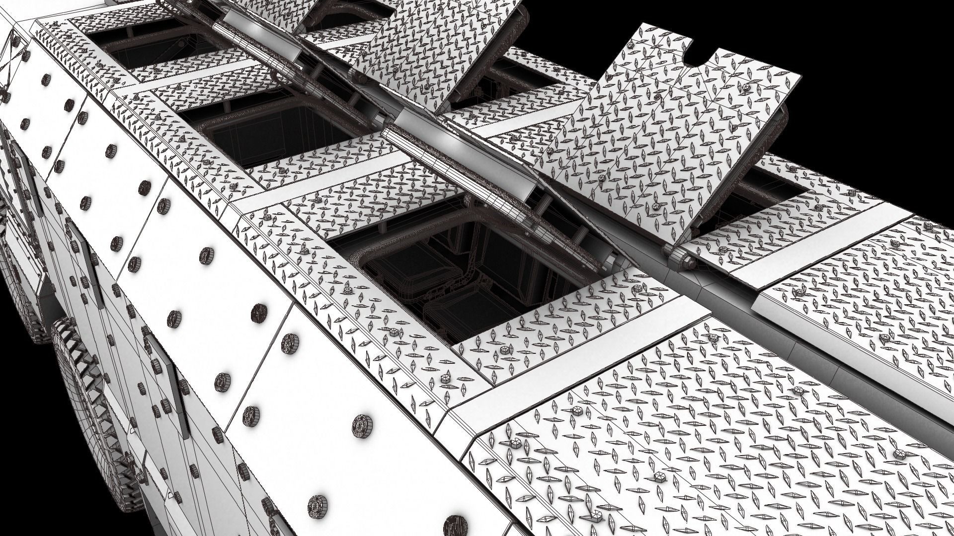 Kamaz Typhoon Truck 3D model_19