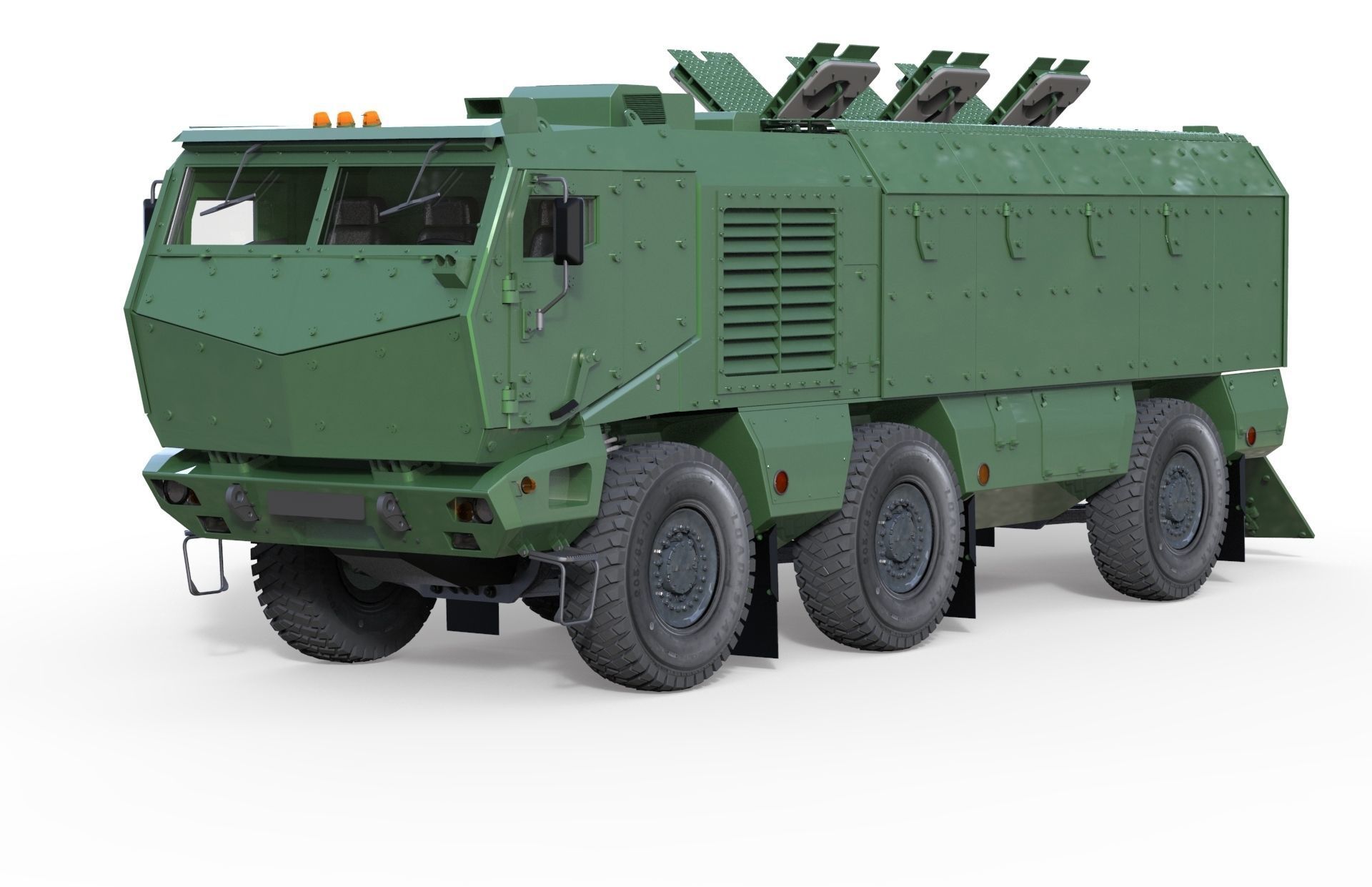 Kamaz Typhoon Truck 3D model_6