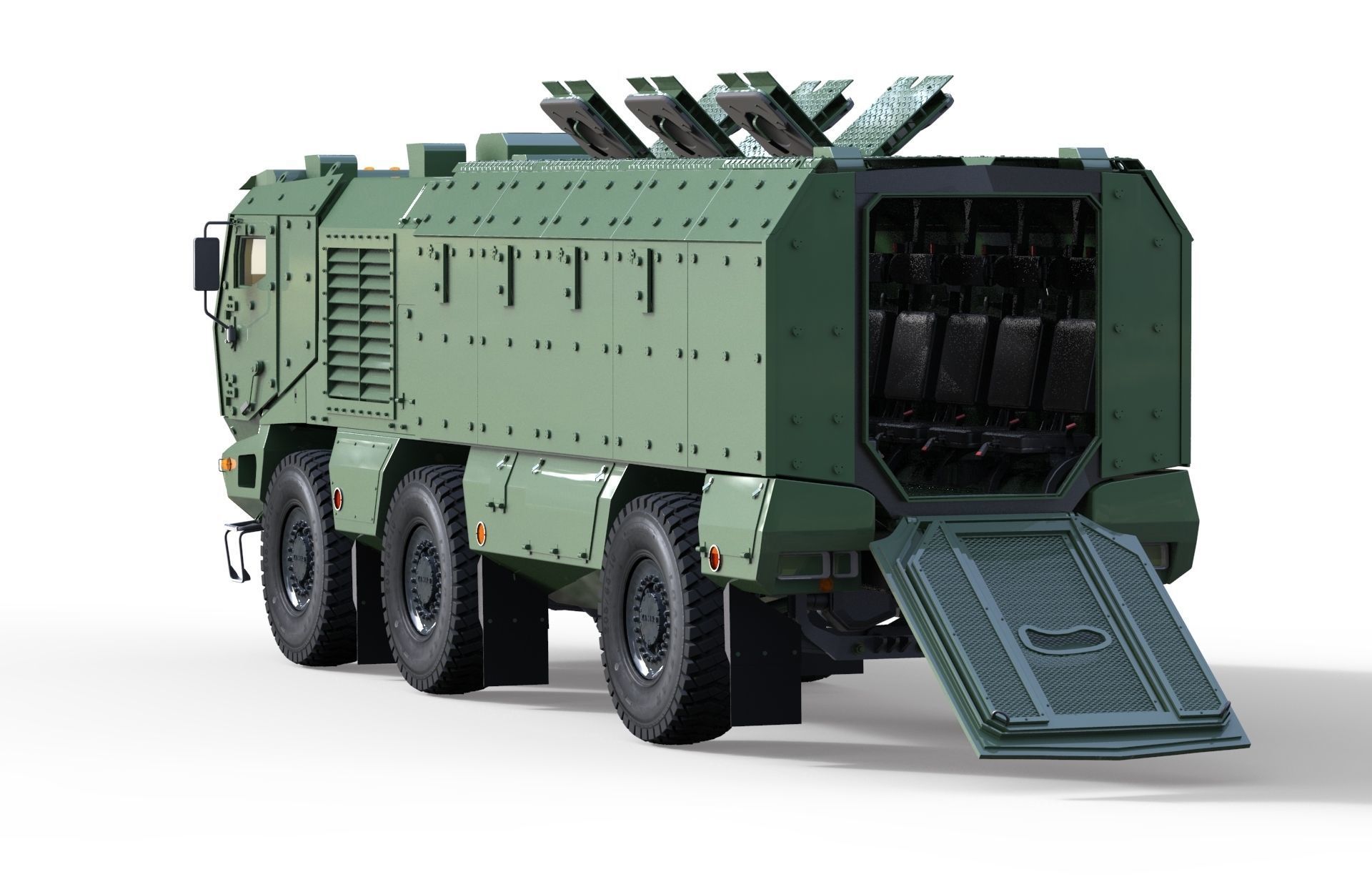 Kamaz Typhoon Truck 3D model_3