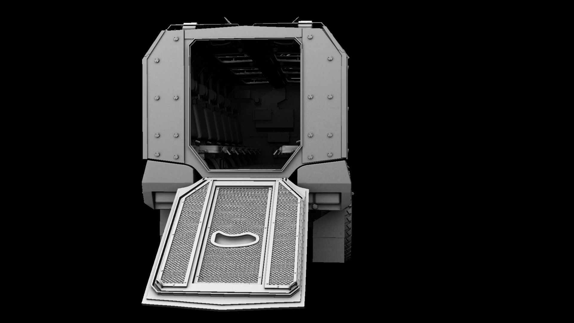 Kamaz Typhoon Truck 3D model_13