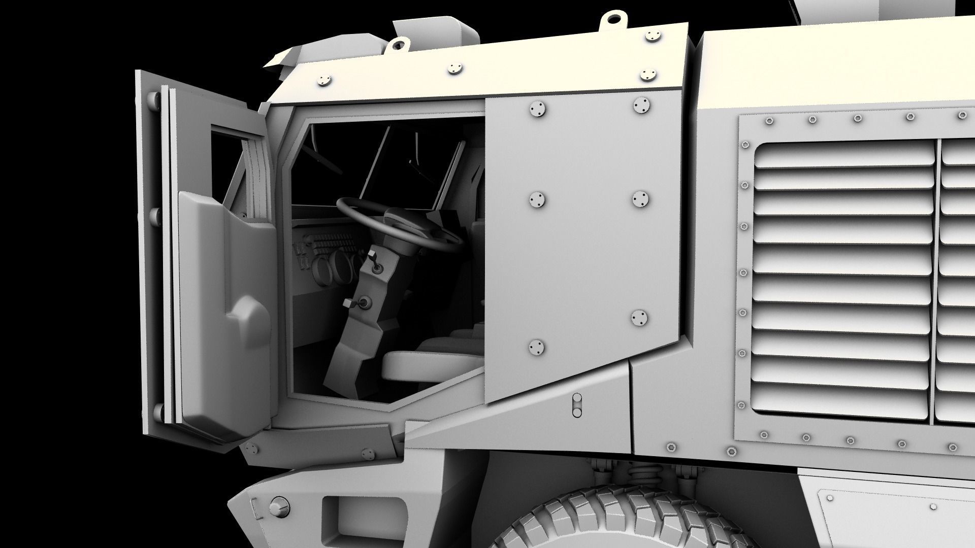 Kamaz Typhoon Truck 3D model_12