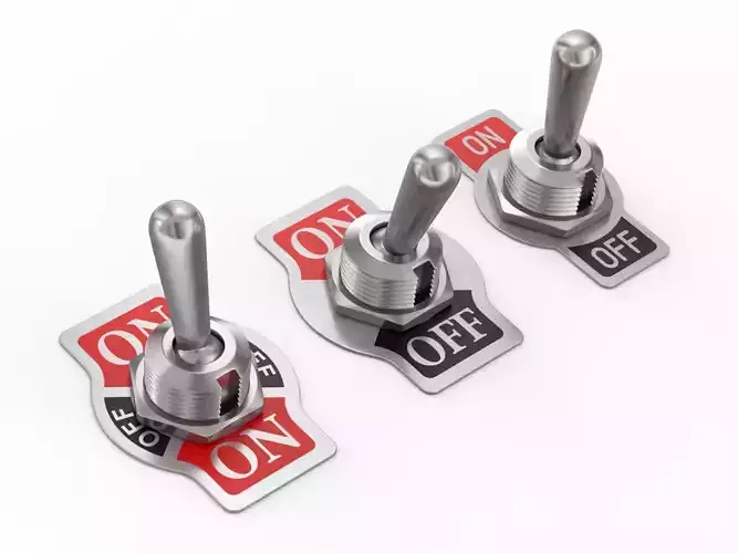 Toggle Switch 3D model