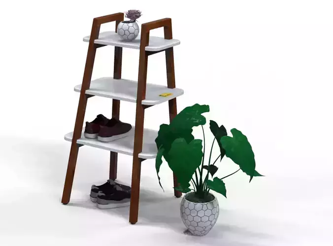 Stand Rack  Low-poly 3D model