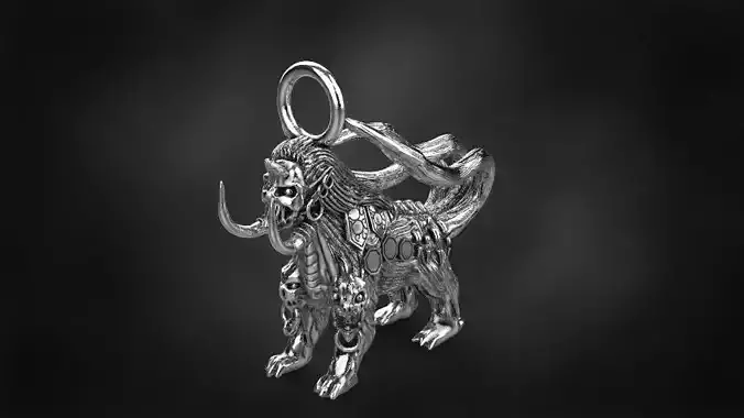 monster pendant for 3d printing 3D print model