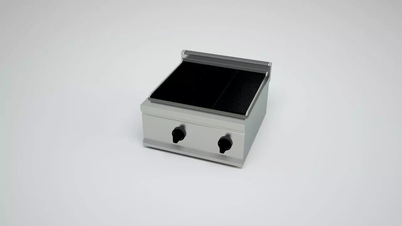 Grillmachine stainless steel box Free 3D model