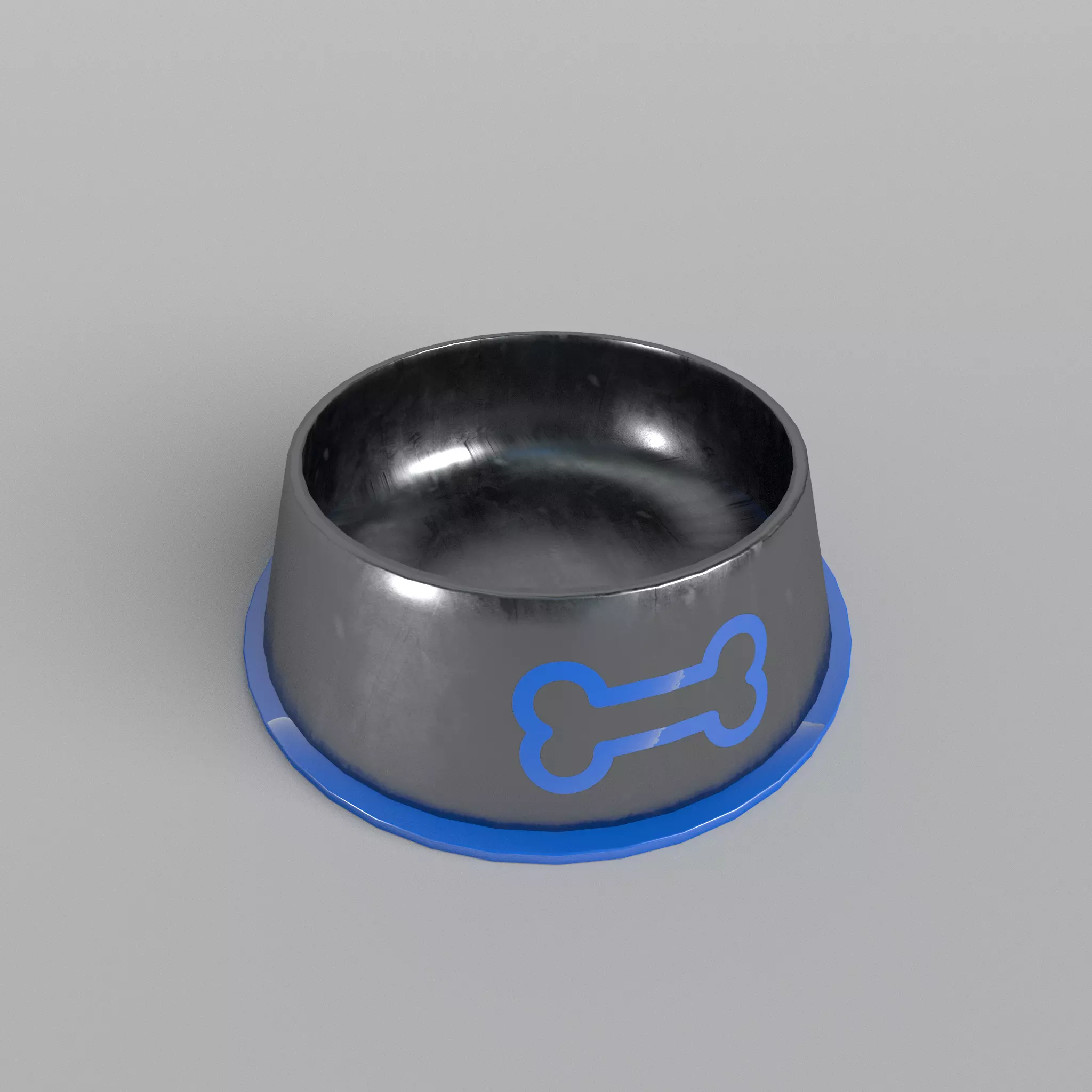 Dog Bowl 003 Free low-poly 3D model