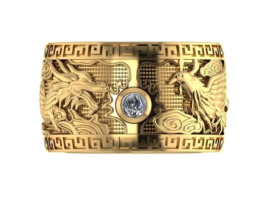 animal Ring 3D print model_5