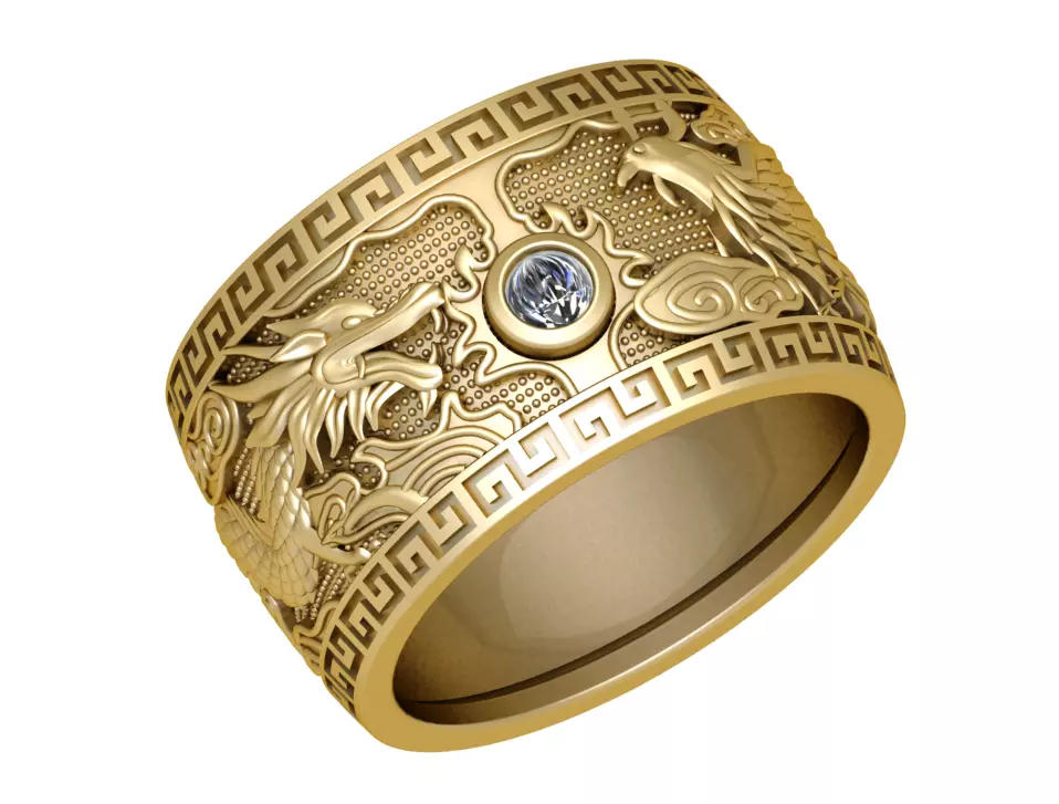 animal Ring 3D print model_0