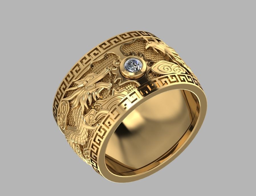animal Ring 3D print model_1