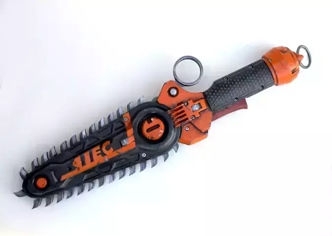 cyberpunk chainKnife weapon