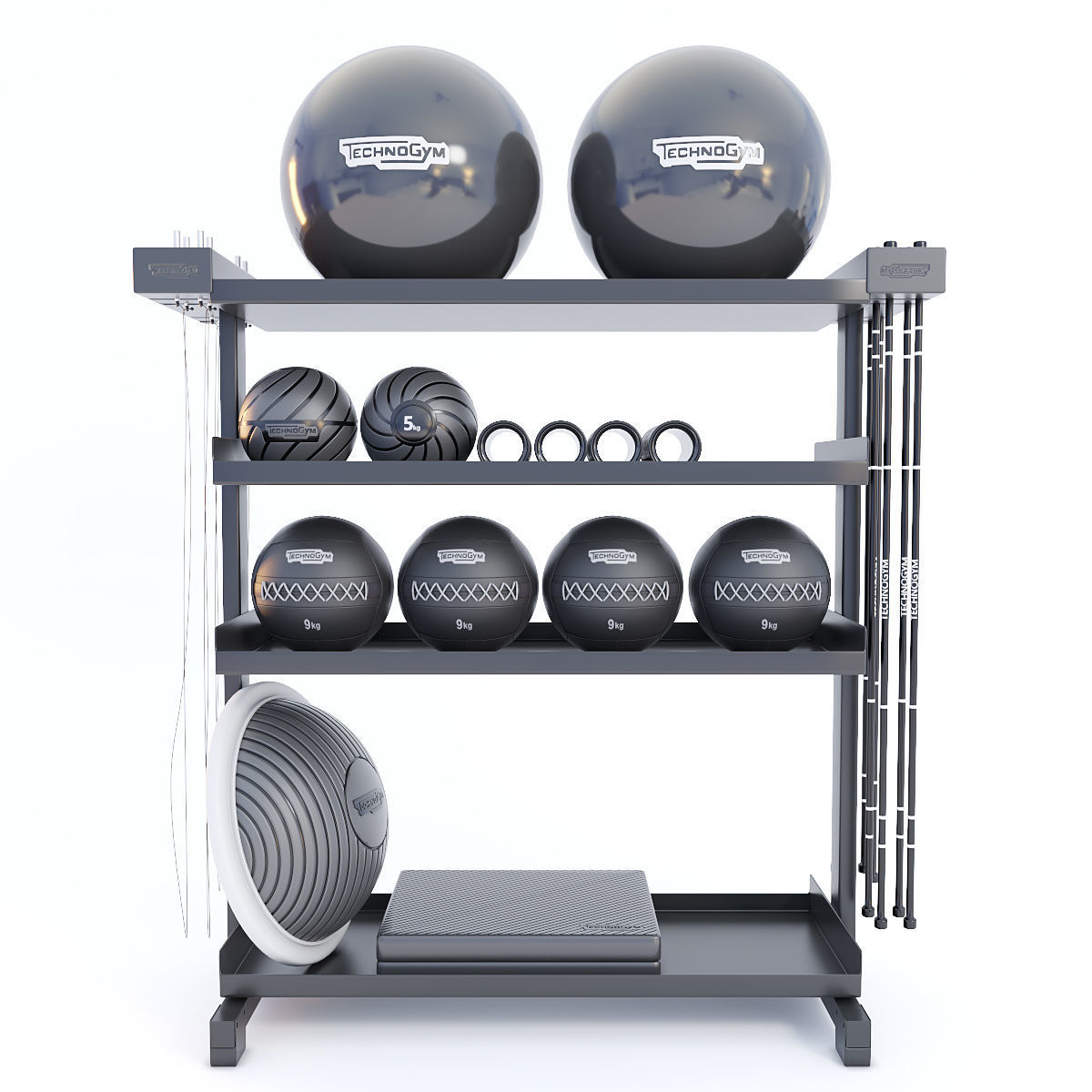 GYM GALLERY 3D model_2