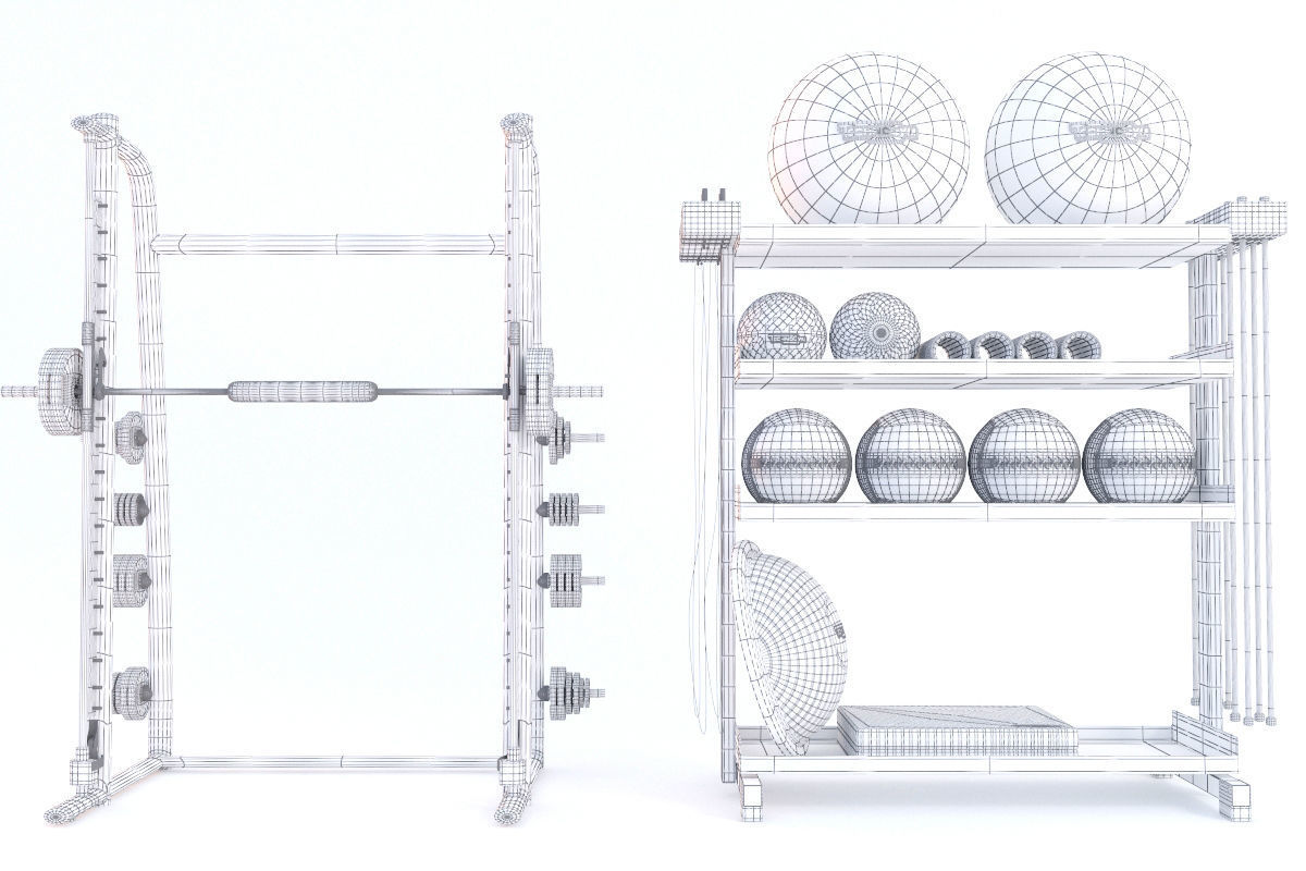 GYM GALLERY 3D model_14