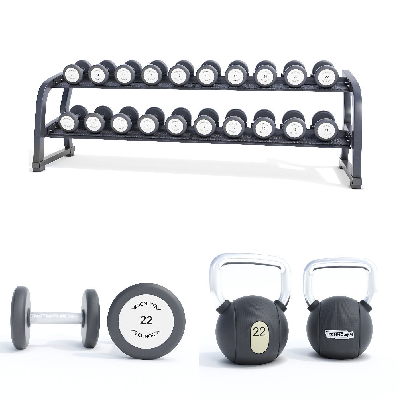 GYM GALLERY 3D model_11