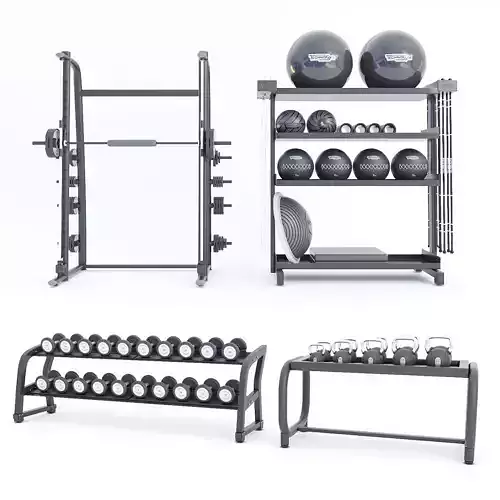 GYM GALLERY 3D model