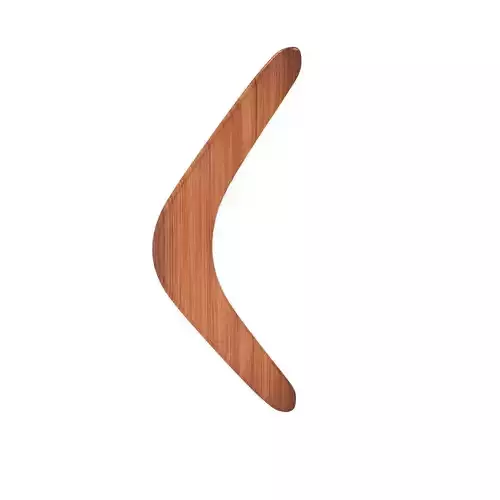 Boomerang wooden arrow wall art