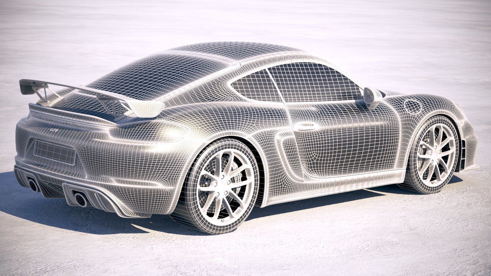 Porsche 718 Cayman GT4 2020 3D model_28