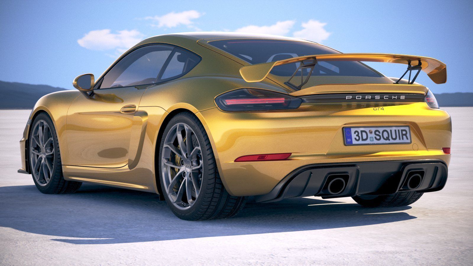 Porsche 718 Cayman GT4 2020 3D model_13