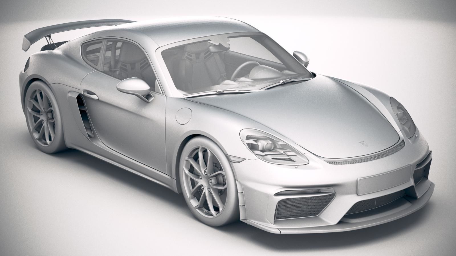 Porsche 718 Cayman GT4 2020 3D model_21