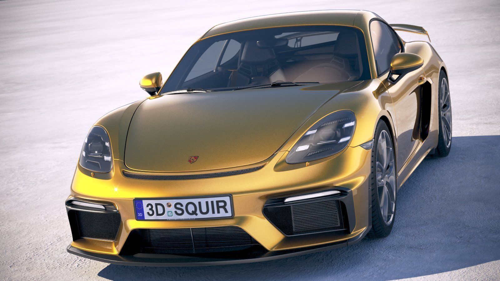 Porsche 718 Cayman GT4 2020 3D model_1