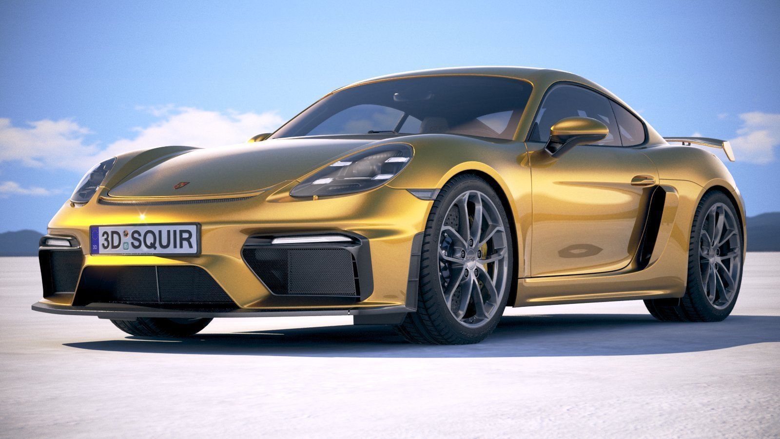 Porsche 718 Cayman GT4 2020 3D model_12