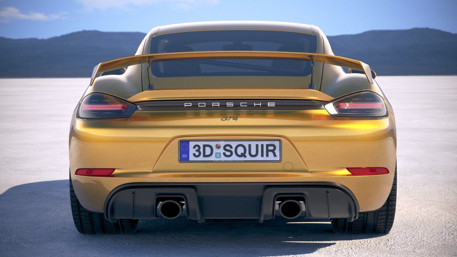 Porsche 718 Cayman GT4 2020 3D model_10