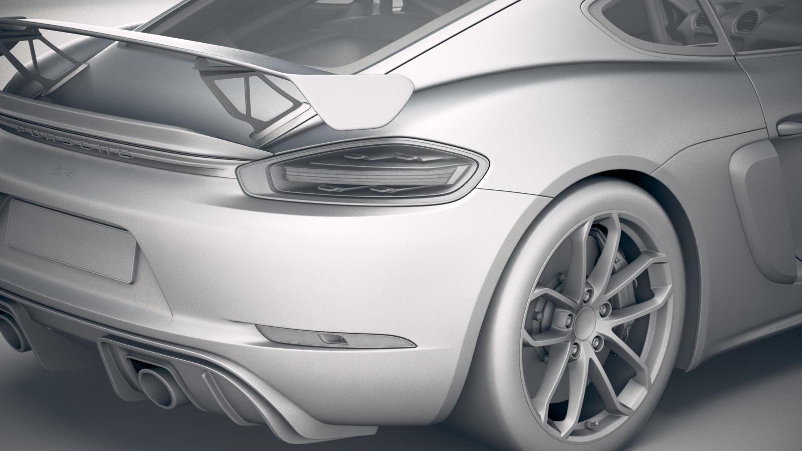 Porsche 718 Cayman GT4 2020 3D model_19