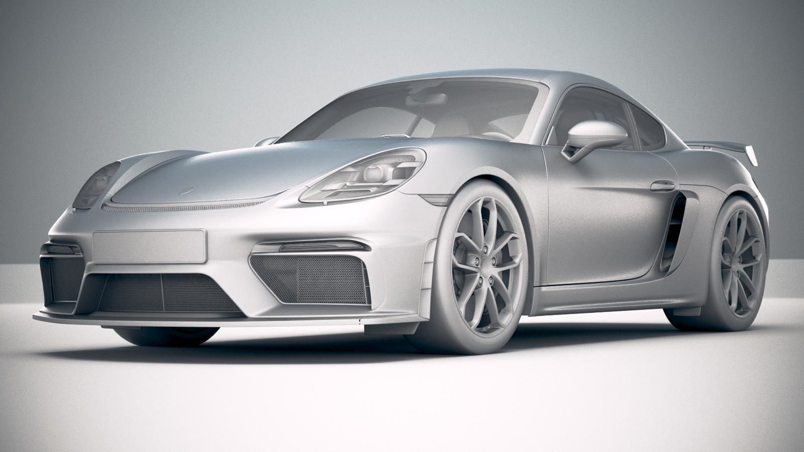 Porsche 718 Cayman GT4 2020 3D model_22