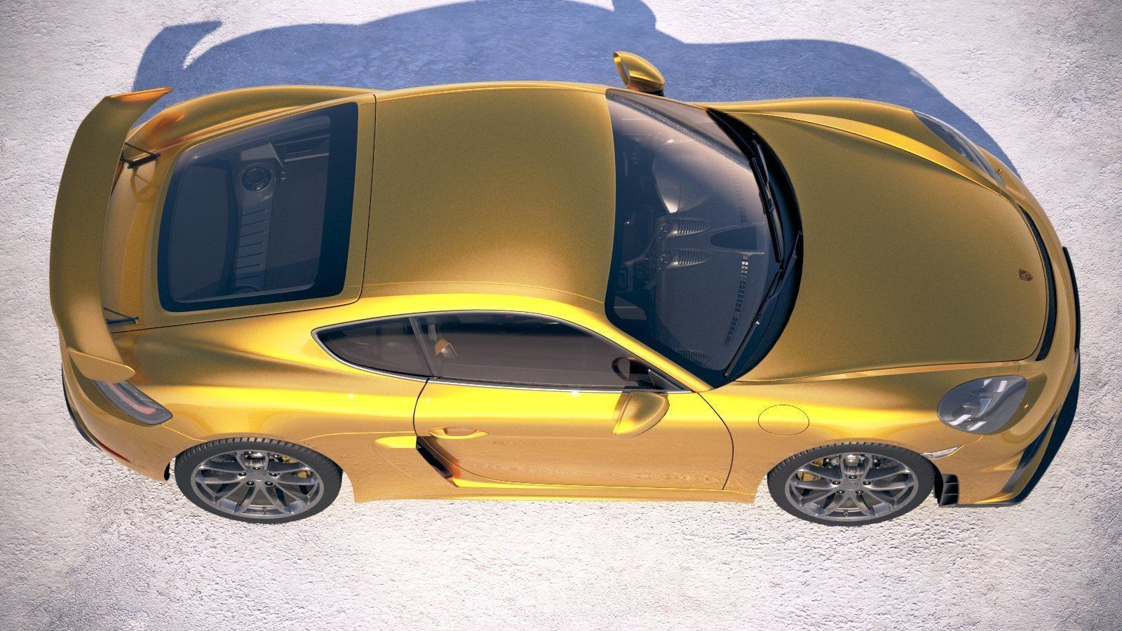 Porsche 718 Cayman GT4 2020 3D model_7