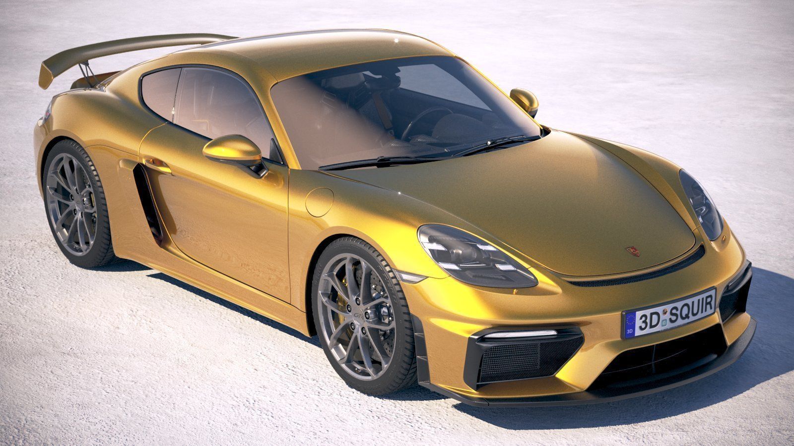 Porsche 718 Cayman GT4 2020 3D model_11