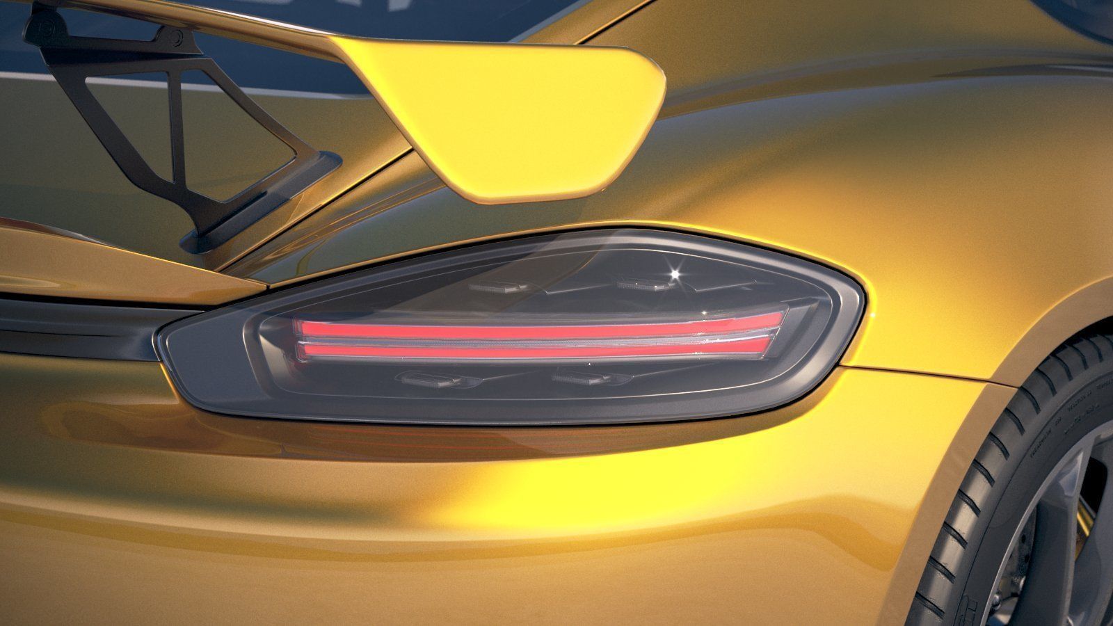 Porsche 718 Cayman GT4 2020 3D model_16