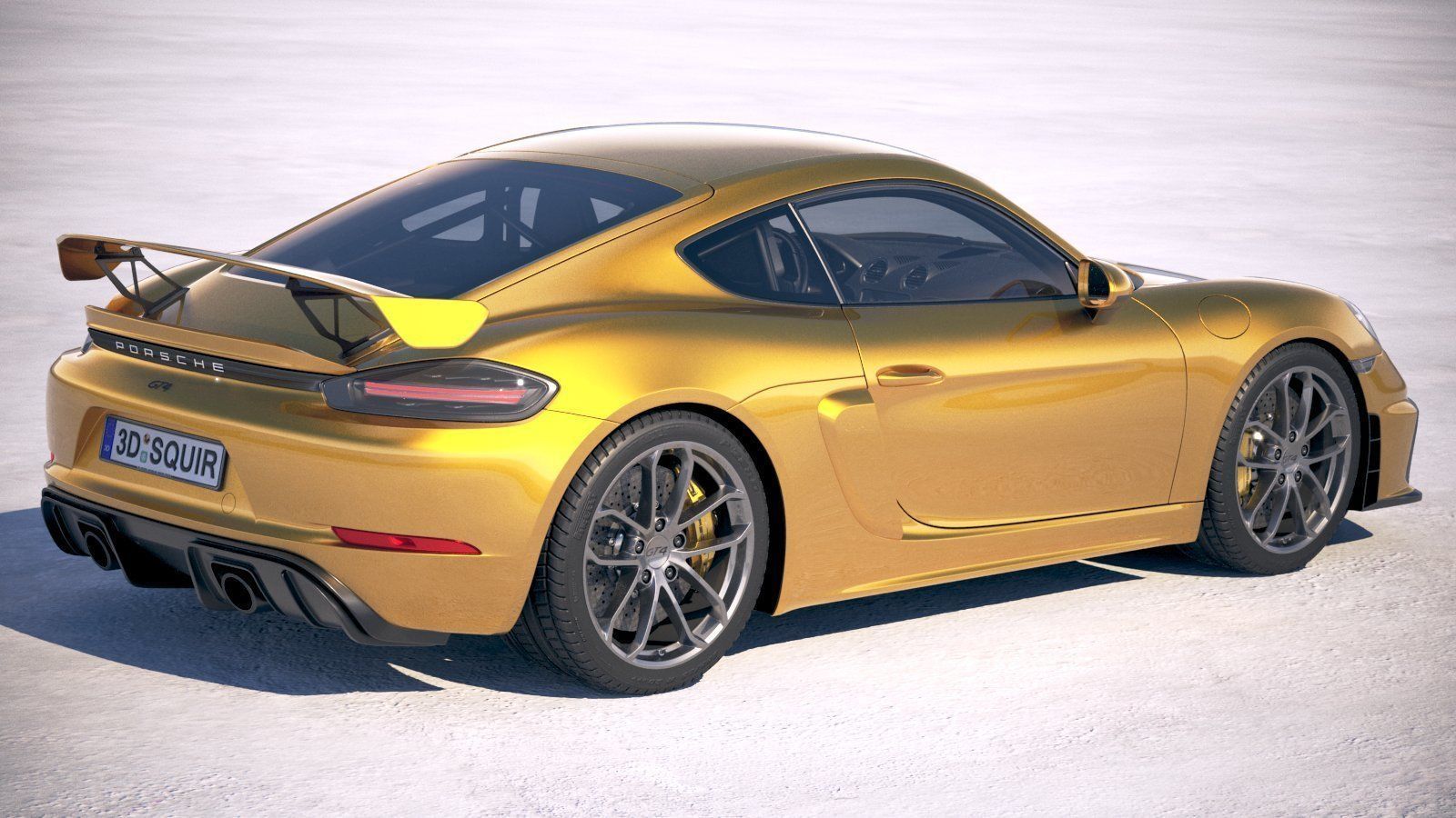 Porsche 718 Cayman GT4 2020 3D model_4