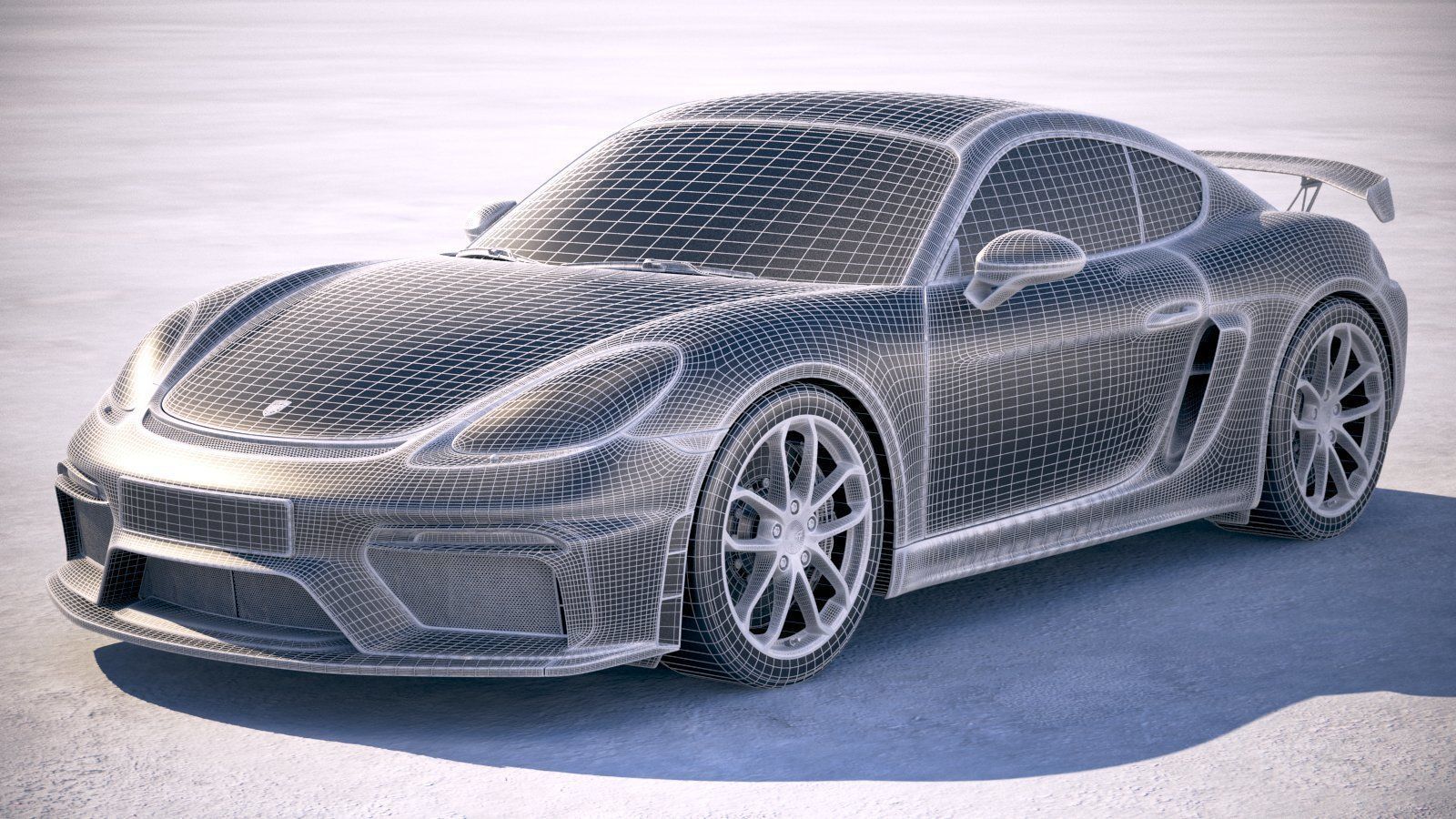 Porsche 718 Cayman GT4 2020 3D model_27