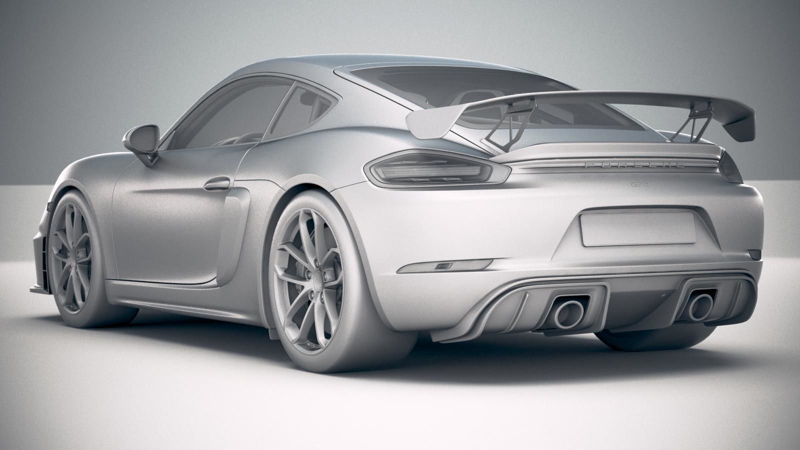 Porsche 718 Cayman GT4 2020 3D model_23