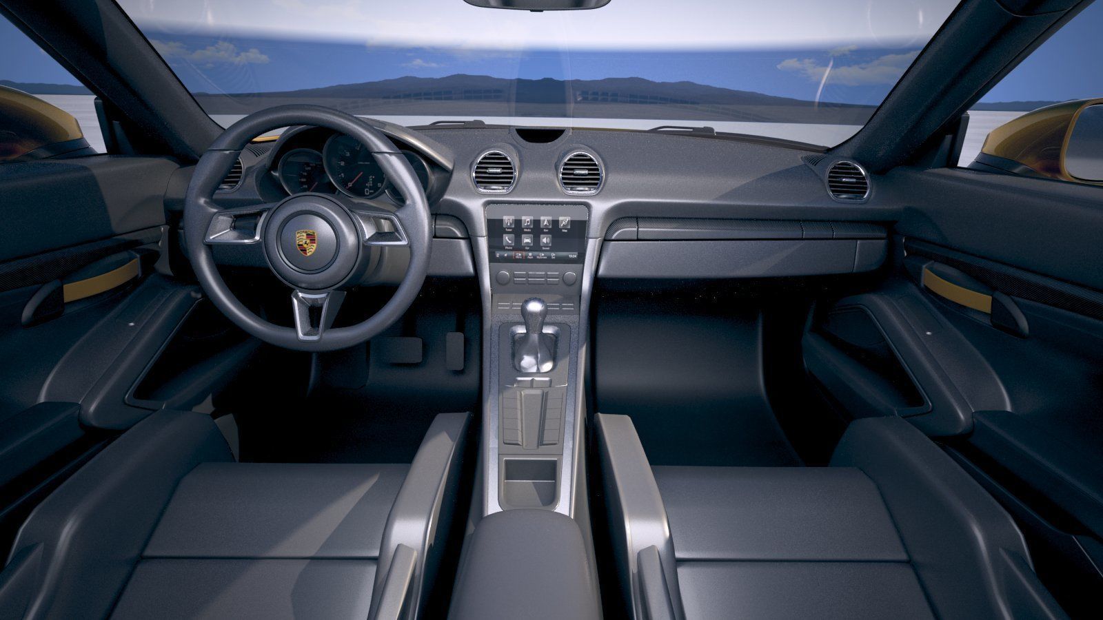 Porsche 718 Cayman GT4 2020 3D model_24