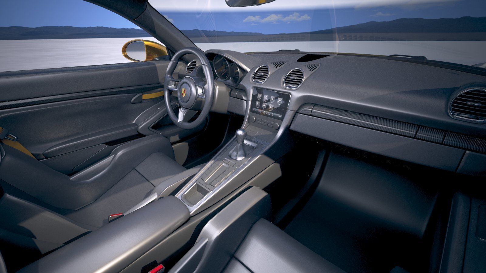 Porsche 718 Cayman GT4 2020 3D model_25