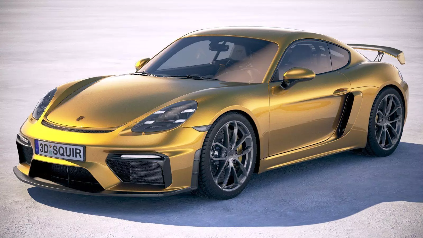 Porsche 718 Cayman GT4 2020 3D model_0