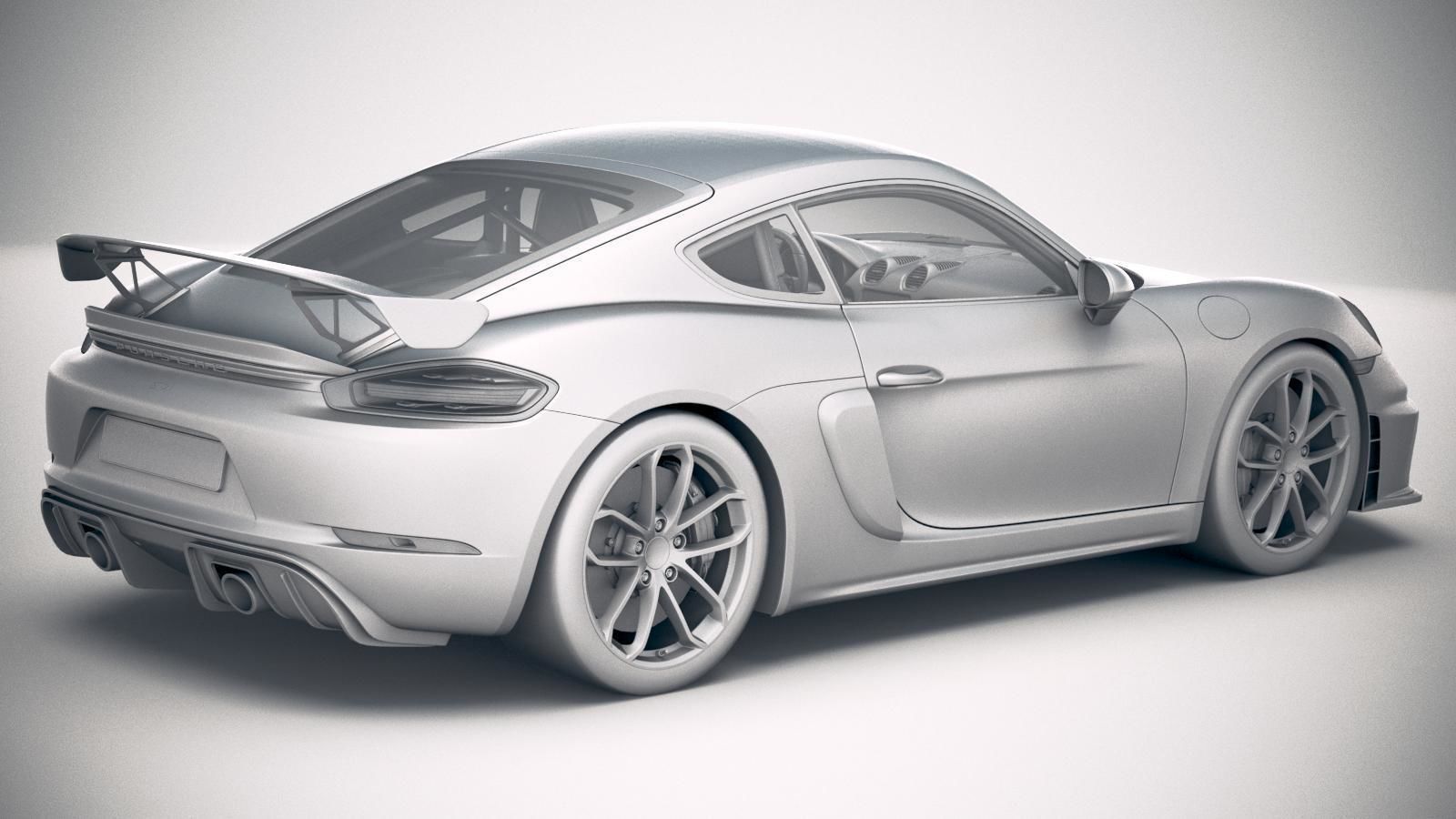 Porsche 718 Cayman GT4 2020 3D model_20