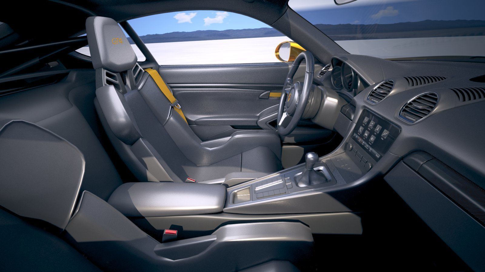 Porsche 718 Cayman GT4 2020 3D model_26