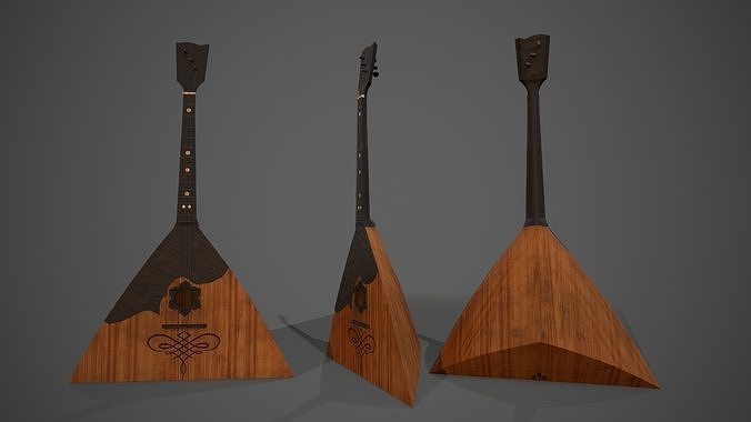 Balalaika Free low-poly 3D model