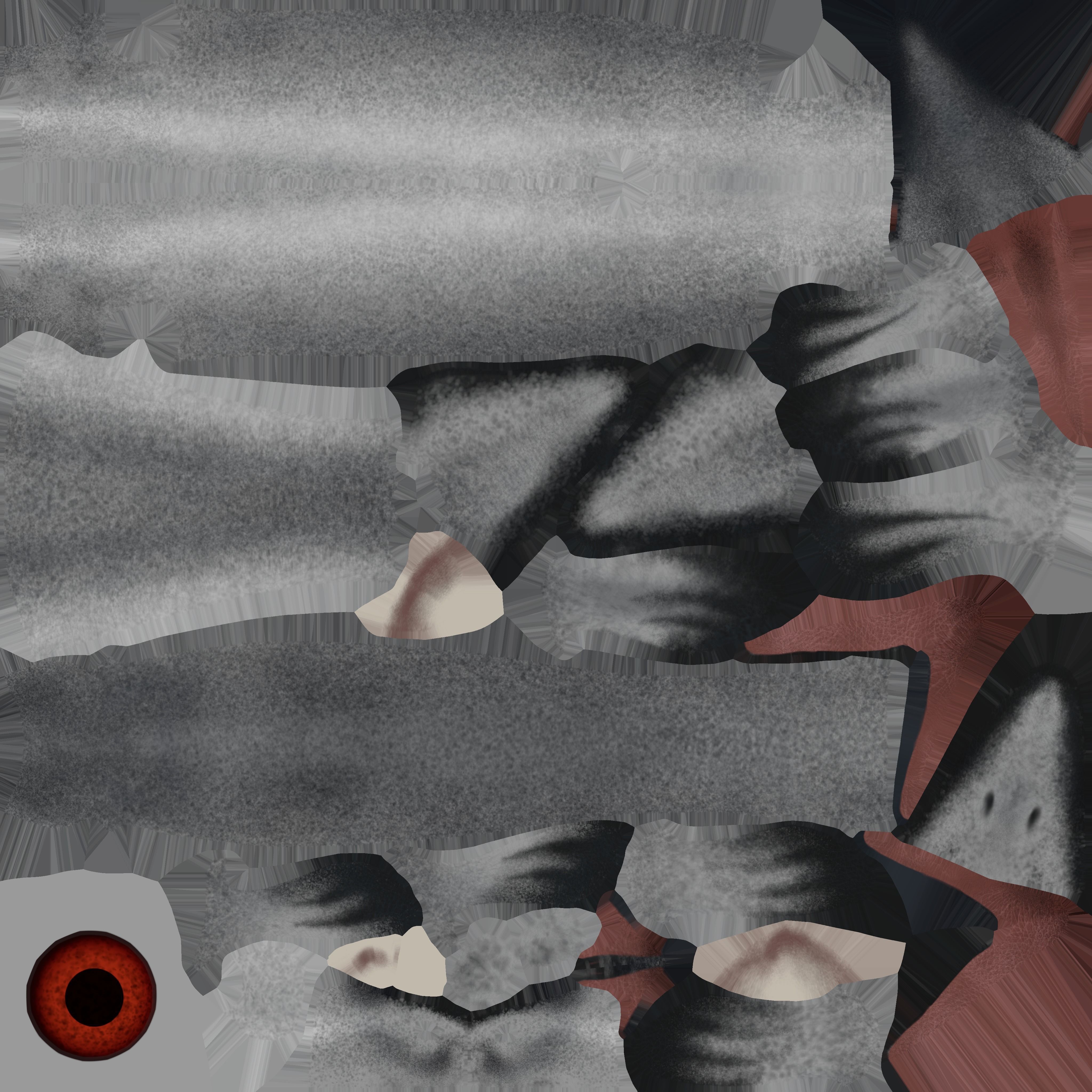 Basilosaurus Asset Pack Low-poly 3D model_8