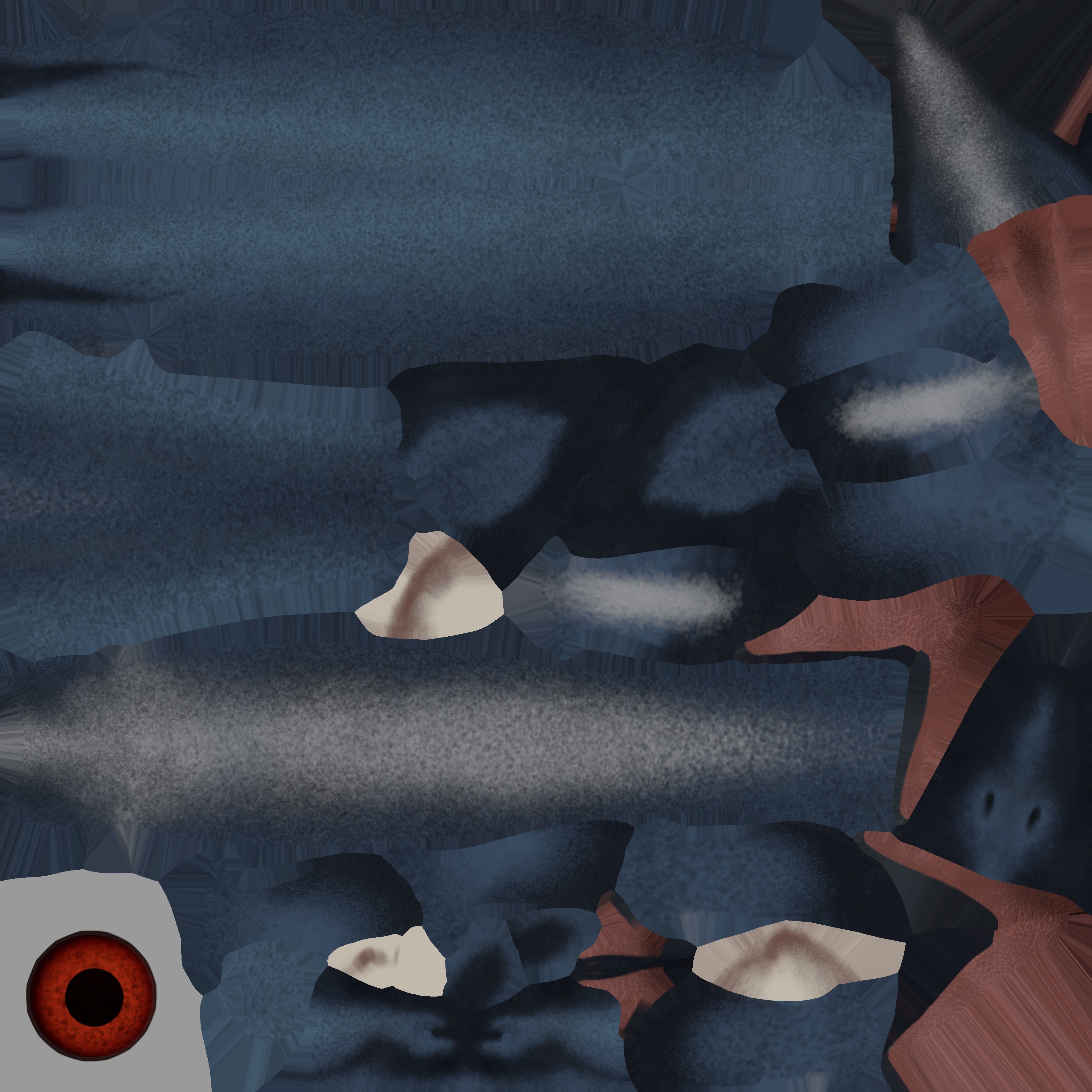 Basilosaurus Asset Pack Low-poly 3D model_7