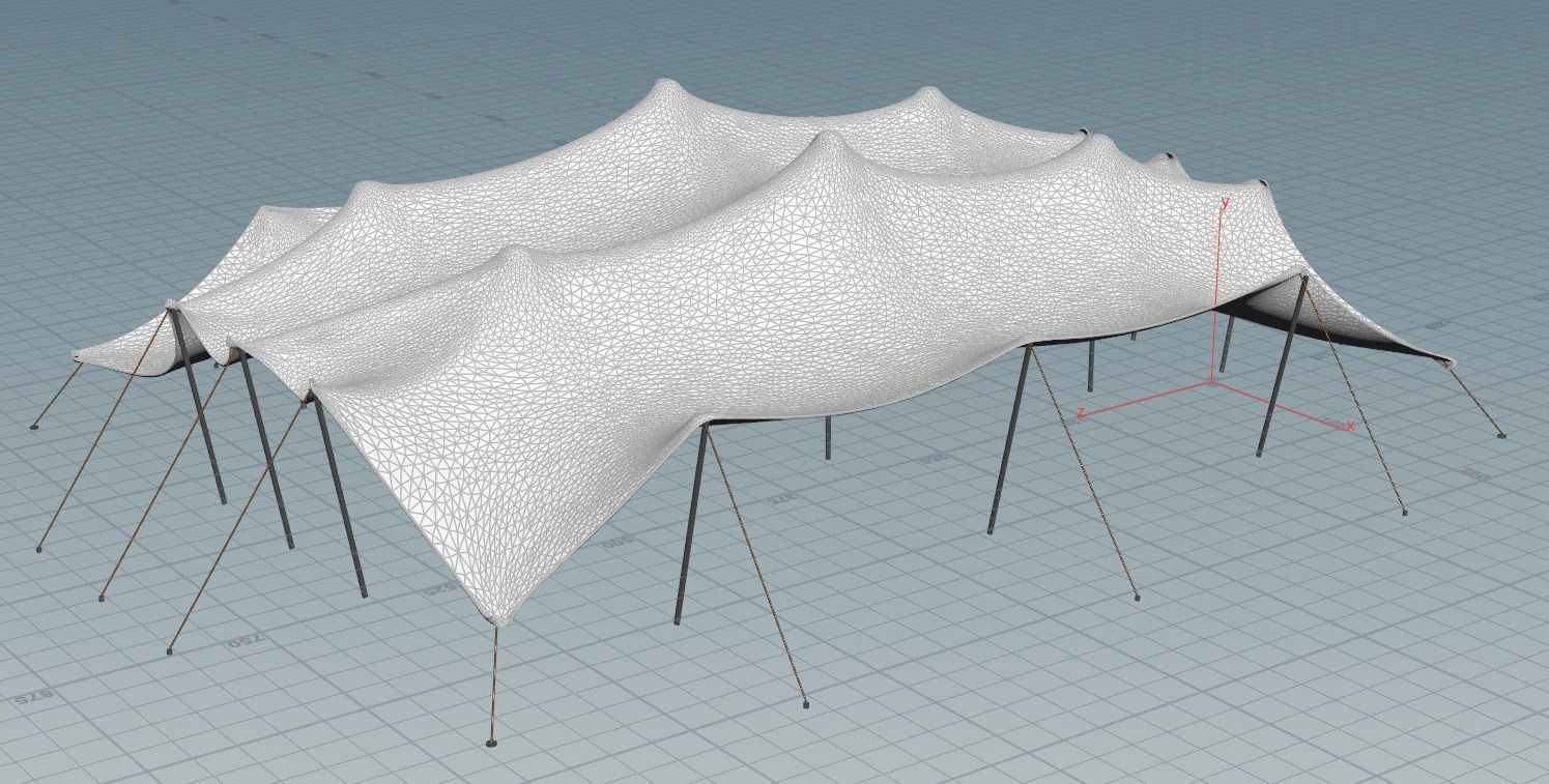 Stretch Tent 3D model_4