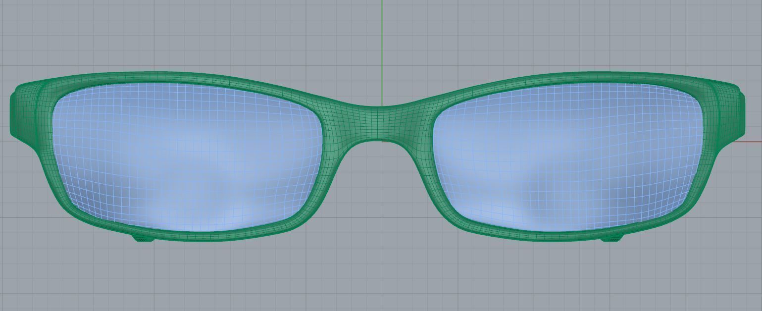 Eyeglasses for Men and Women 3D print model_6