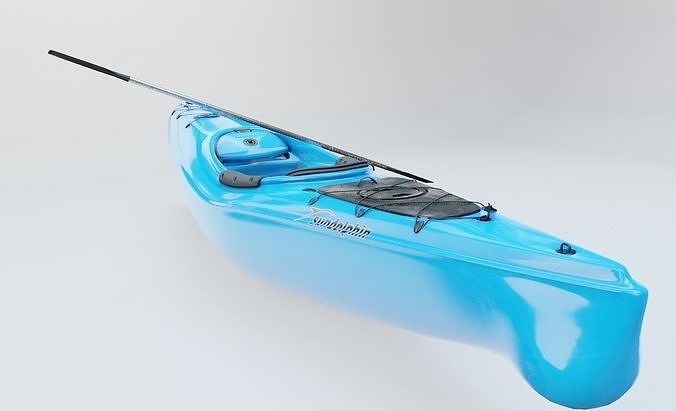 high detailed kayak model with pbr textures Low-poly 3D model
