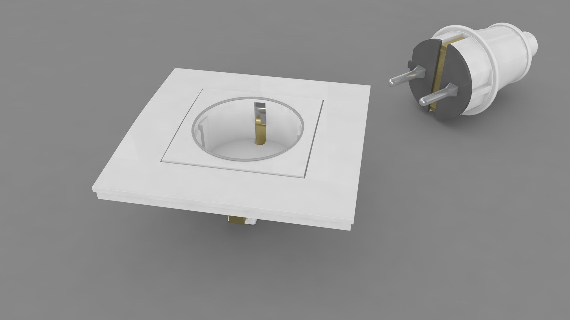 Plug and Socket Detailed 3D model_16